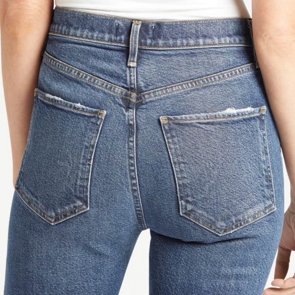 AGOLDE Riley High Rise Straight Crop Jeans - Picture 3 of 16